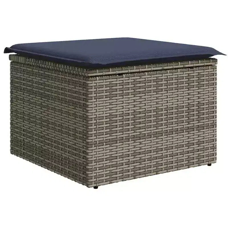 vidaXL Salon de jardin avec coussins 6 pcs Résine tressée marron