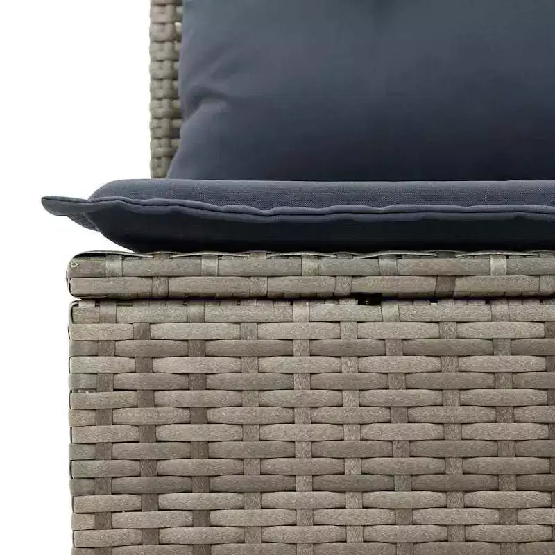 vidaXL Salon de jardin avec coussins 5 pcs Résine tressée