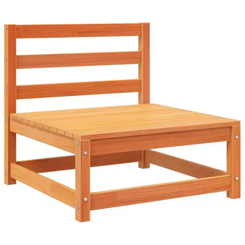 vidaXL Salon de jardin 8 pièces en bois de pin massif avec canapé modulable