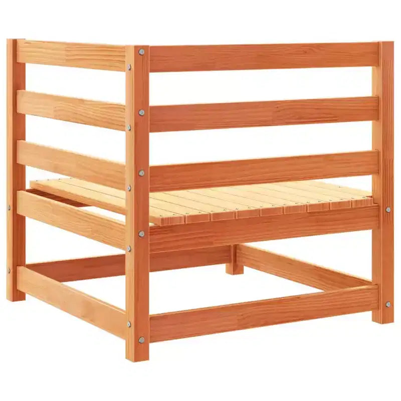 vidaXL Salon de jardin 8 pièces en bois de pin massif avec canapé modulable
