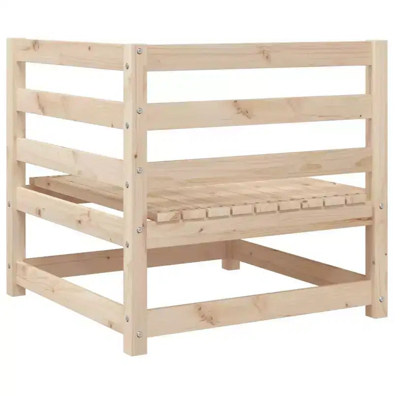 vidaXL Salon de jardin 8 pièces en bois de pin massif avec canapé modulable