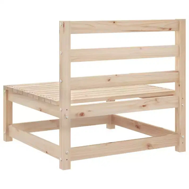 vidaXL Salon de jardin 8 pièces en bois de pin massif avec canapé modulable
