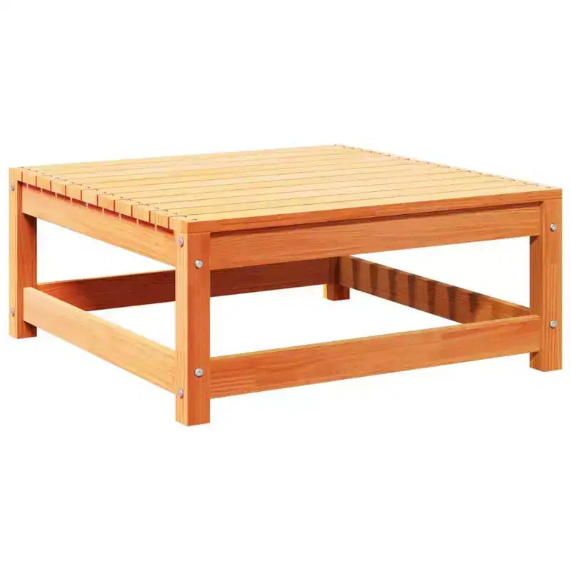 vidaXL Salon de jardin en pin massif Grand modulable - Pin naturel sans coussin