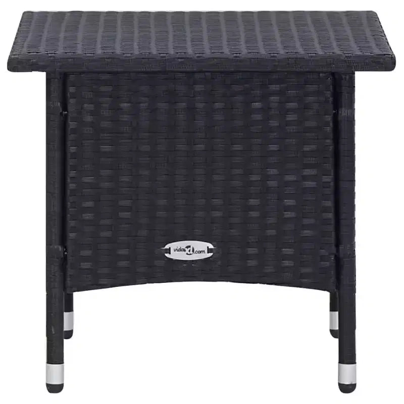 vidaXL Salon de jardin 2 pièces canapé chaise avec table basse résine tressée