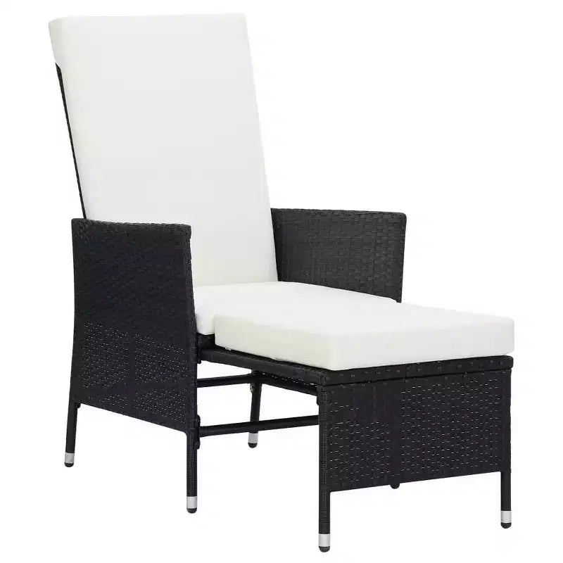 vidaXL Salon de jardin 2 pièces canapé chaise avec table basse résine tressée