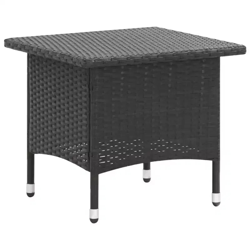 vidaXL Salon de jardin 2 pièces canapé chaise avec table basse résine tressée