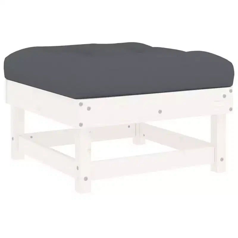 vidaXL Salon de jardin avec coussins Ensemble de meubles d'extérieur 6 pièces en bois massif
