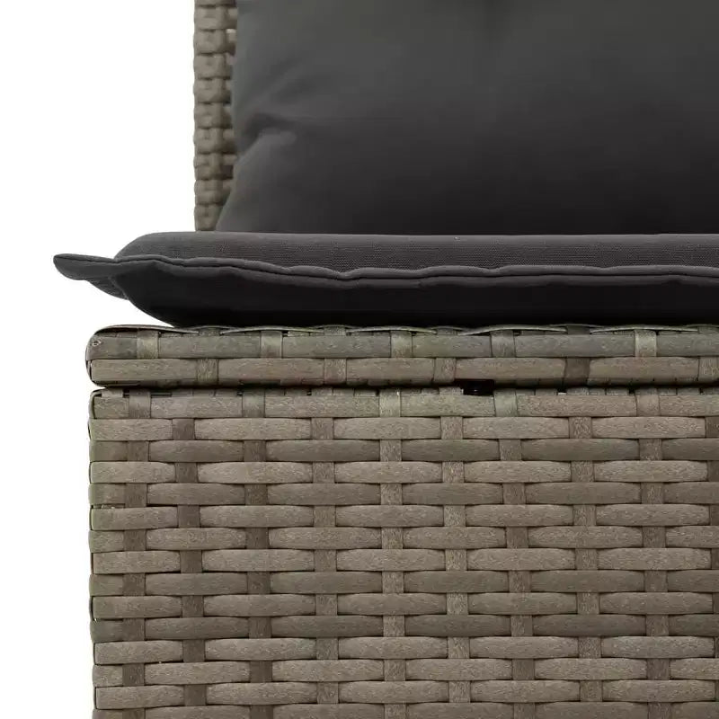 vidaXL Salon de jardin 11 pièces en résine tressée avec coussins