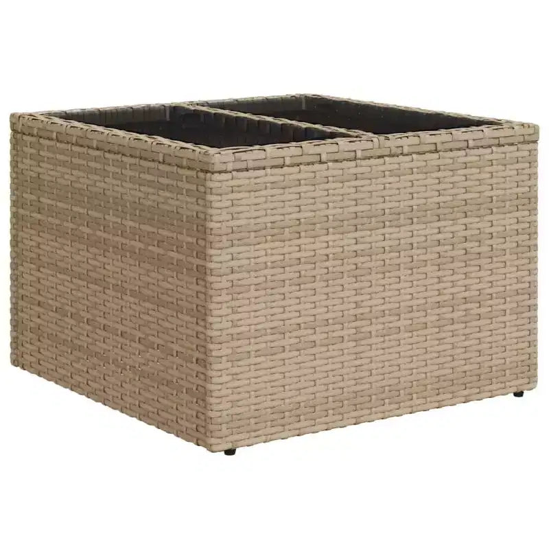 vidaXL Ensemble de canapé de jardin 5 pièces avec coussins en rotin synthétique beige