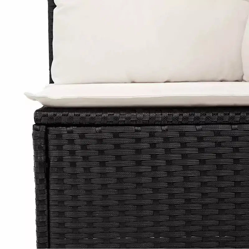 vidaXL Salon de jardin avec coussins 8 pièces en résine tressée