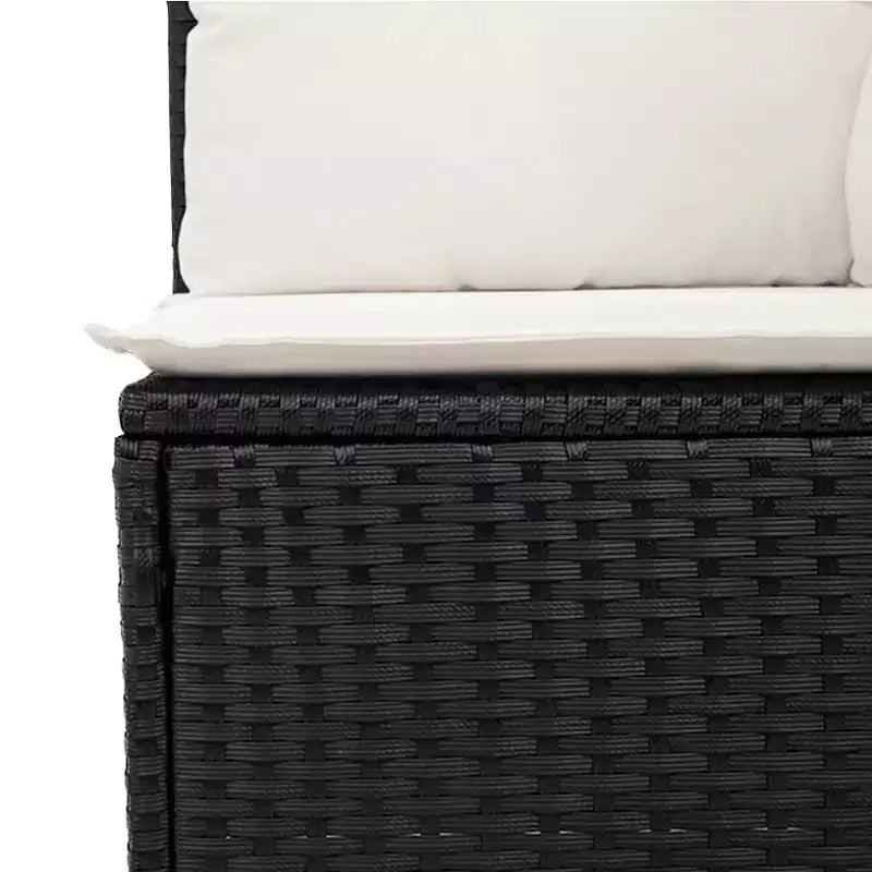 vidaXL Ensemble de canapés de jardin 12 pièces avec coussins en résine tressée, ensemble de conversation modulaire d'extérieur