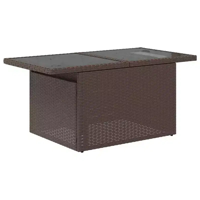 vidaXL Salon de jardin 5 pièces avec coussins en résine tressée