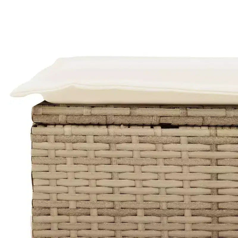 vidaXL Salon de jardin en rotin, Coussins