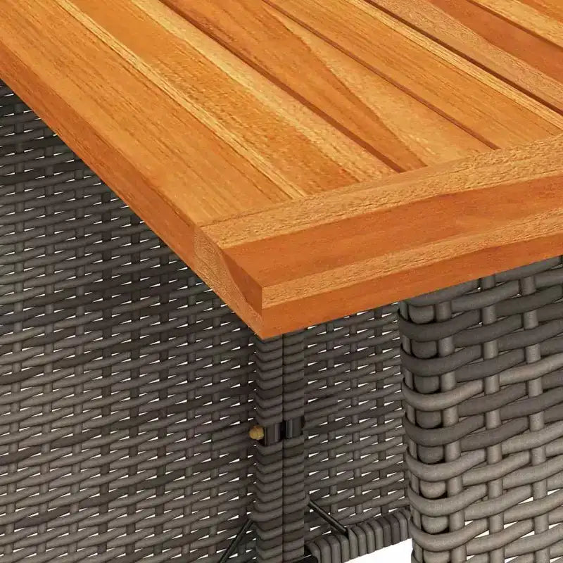 vidaXL Ensemble de salle à manger d'extérieur 5 pièces avec coussins en rotin synthétique noir