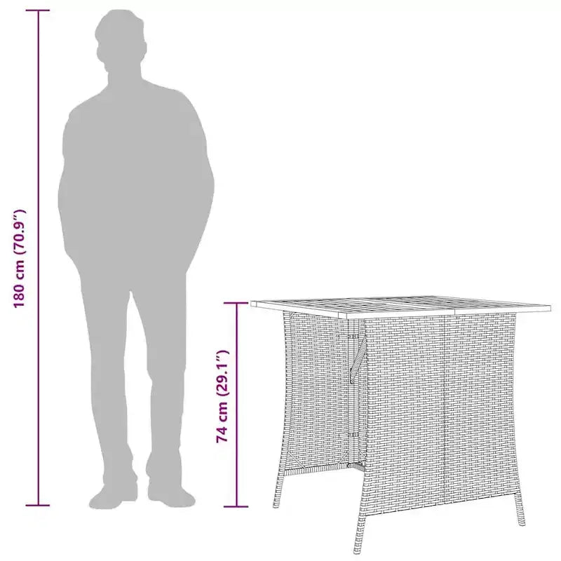 vidaXL Ensemble de salle à manger d'extérieur 5 pièces avec coussins en rotin synthétique noir
