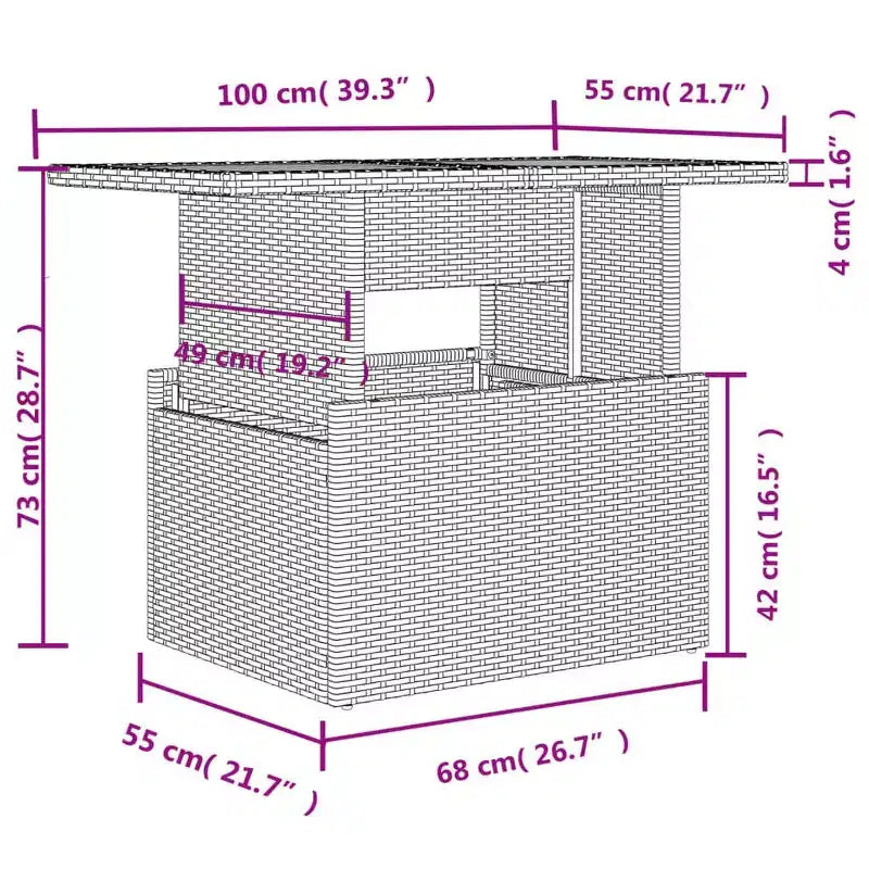 vidaXL Ensemble de canapés de jardin en résine tressée 5 pièces