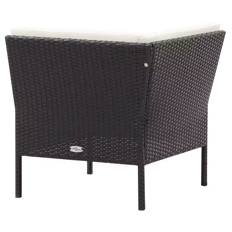 vidaXL Salon de Jardin Modulable 6 Pièces avec Table Basse Résine Tressée