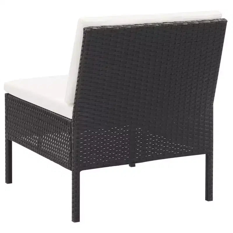 vidaXL Salon de Jardin Modulable 6 Pièces avec Table Basse Résine Tressée