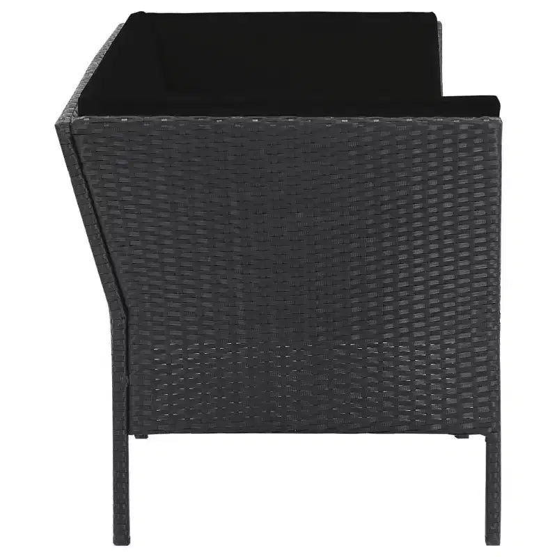 vidaXL Salon de Jardin Modulable 6 Pièces avec Table Basse Résine Tressée