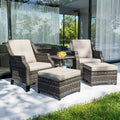 Ensemble de salon d'extérieur haut de gamme UPTIOT avec design ergonomique et confort toutes saisons