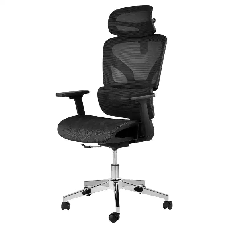Chaise de bureau ergonomique en maille, soutien lombaire, accoudoirs réglables 4D, réglage de l'inclinaison et de la hauteur, pivotant à 360°, chaise de bureau à domicile, chaise de jeu et d'étude