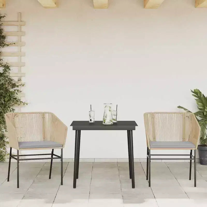 vidaXL Salon de jardin avec coussins de différentes couleurs et tailles