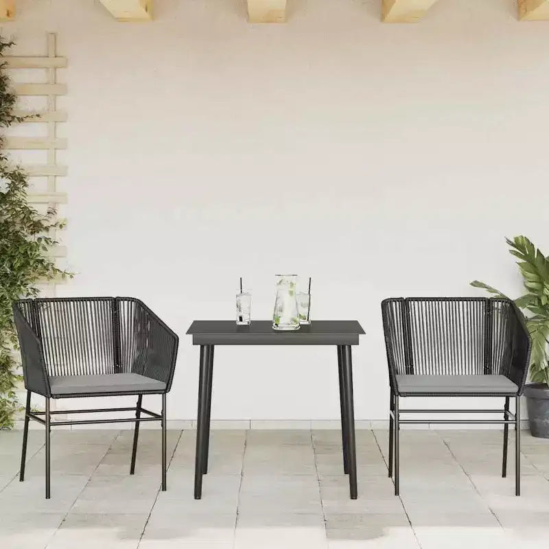 vidaXL Salon de jardin avec coussins de différentes couleurs et tailles