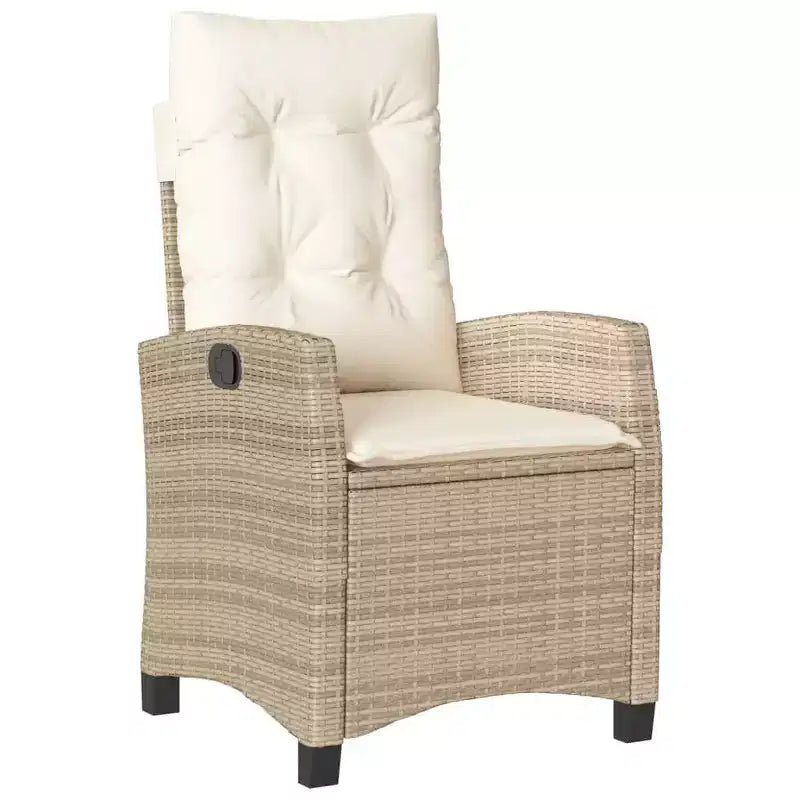 vidaXL Salon de jardin en poly rotin avec coussins