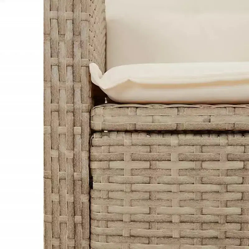 vidaXL Salon de jardin en poly rotin avec coussins