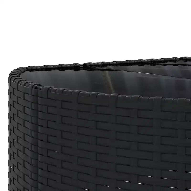 vidaXL Salon de jardin d'angle en rotin avec coussins - Divers coloris