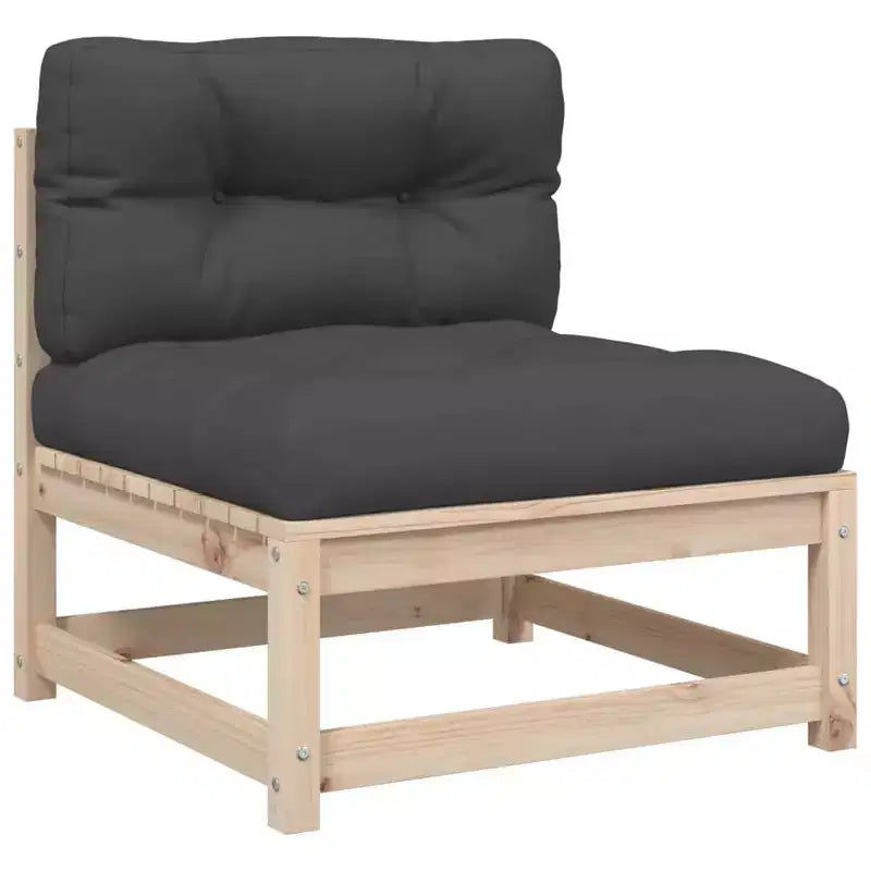 vidaXL Salon de jardin élégant en bois massif
