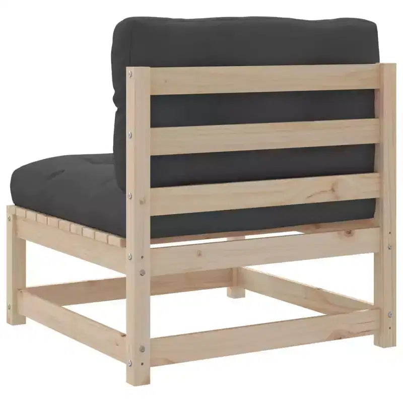 vidaXL Salon de jardin élégant en bois massif