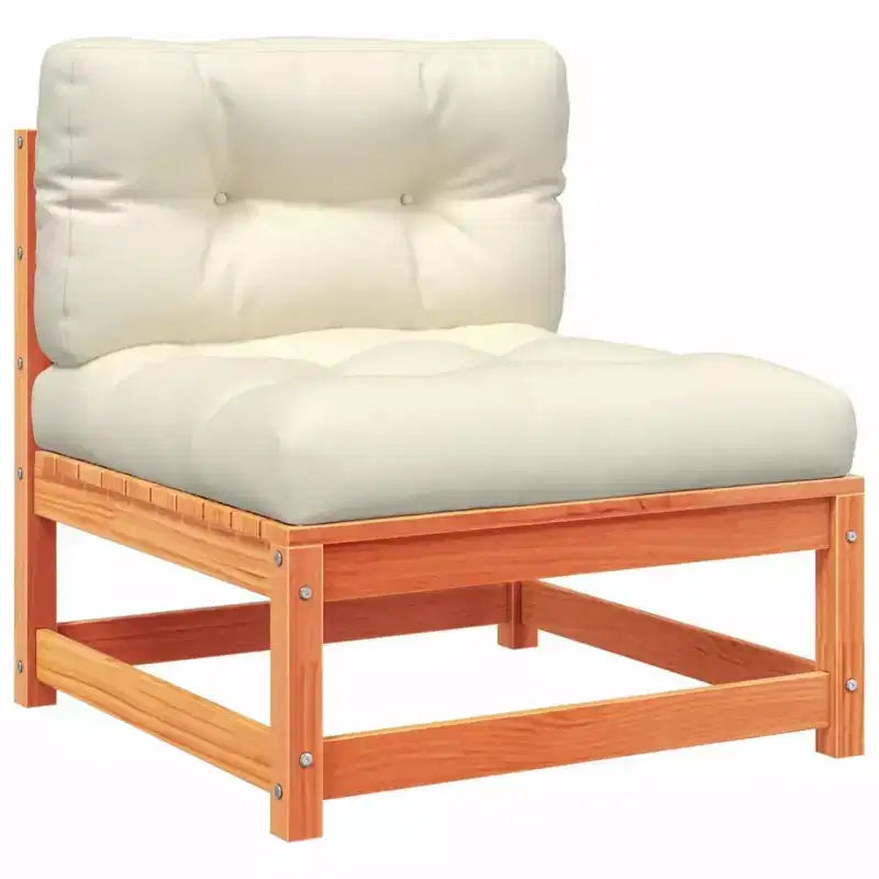 vidaXL Salon de jardin élégant en bois massif