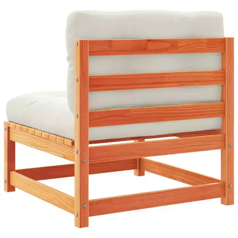 vidaXL Salon de jardin élégant en bois massif