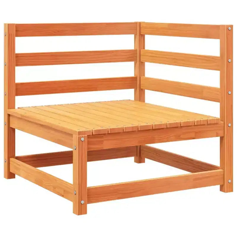 vidaXL Salon de jardin élégant en bois massif