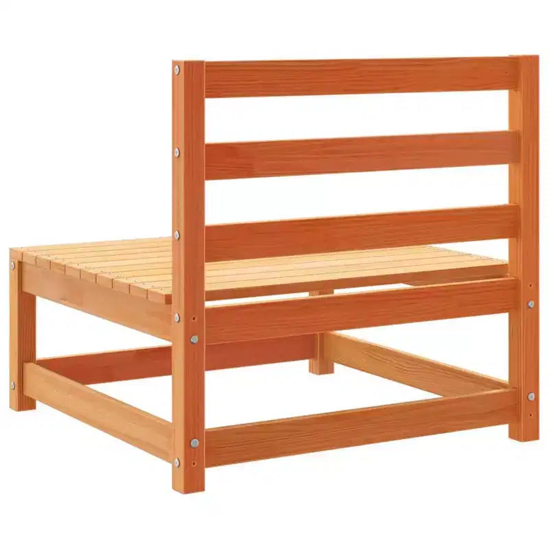 vidaXL Salon de jardin élégant en bois massif