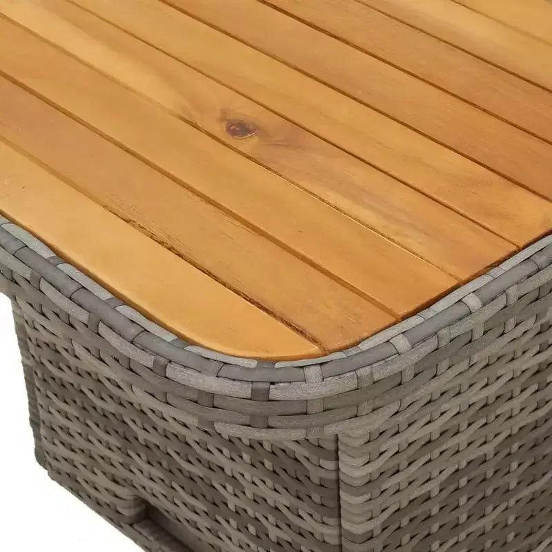 vidaXL Ensemble de salle à manger d'extérieur avec coussins - Résine tressée