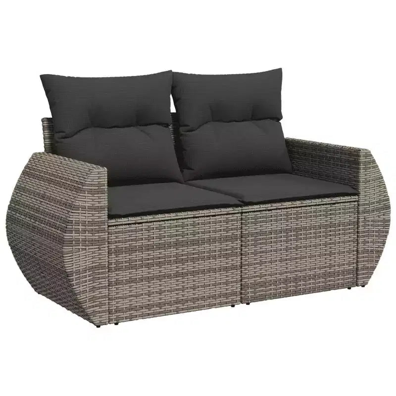 vidaXL Salon de jardin spacieux avec coussins
