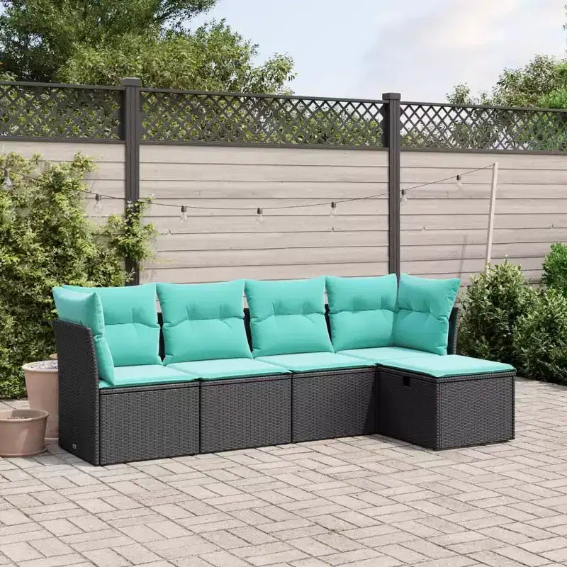 vidaXL Ensemble de canapés de jardin modulable avec coussins