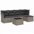vidaXL Modular Patio Sofa Set with Cushions