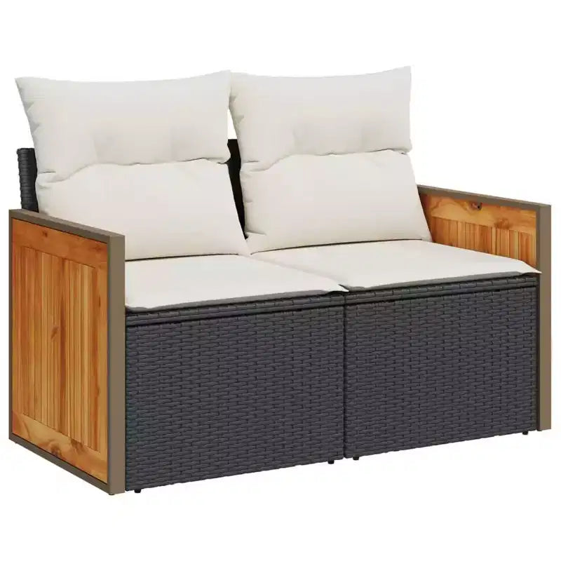 vidaXL Salon de jardin moderne avec coussins de diverses couleurs