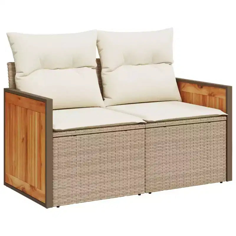 vidaXL Salon de jardin moderne avec coussins de diverses couleurs