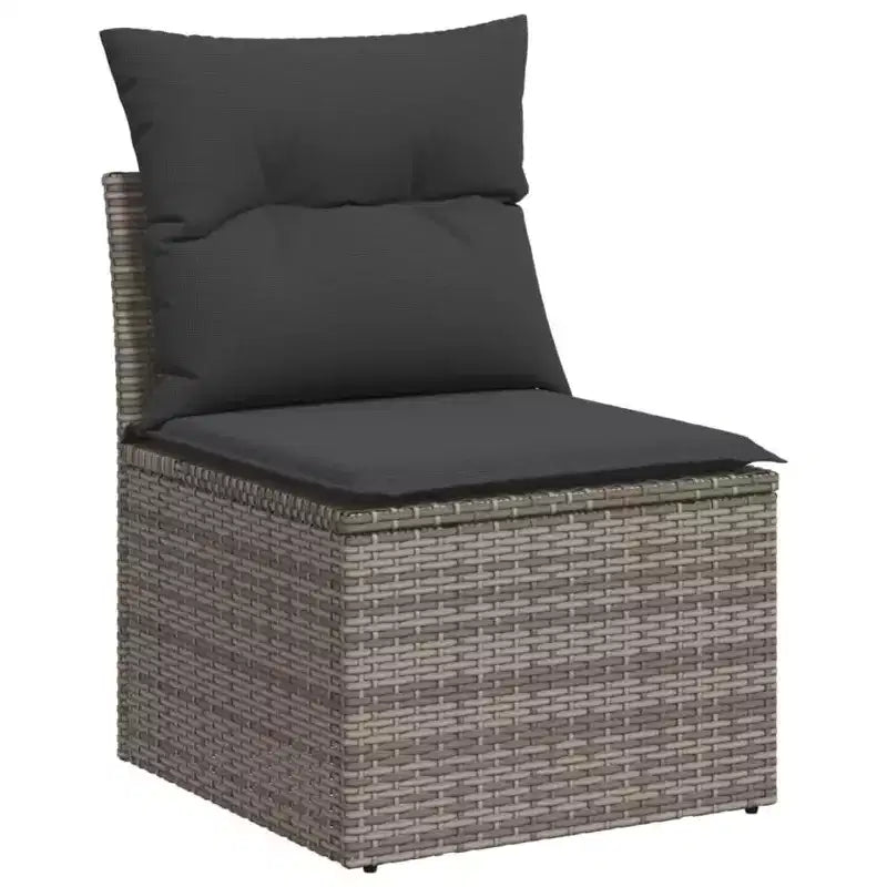 vidaXL Salon de jardin moderne avec coussins de diverses couleurs