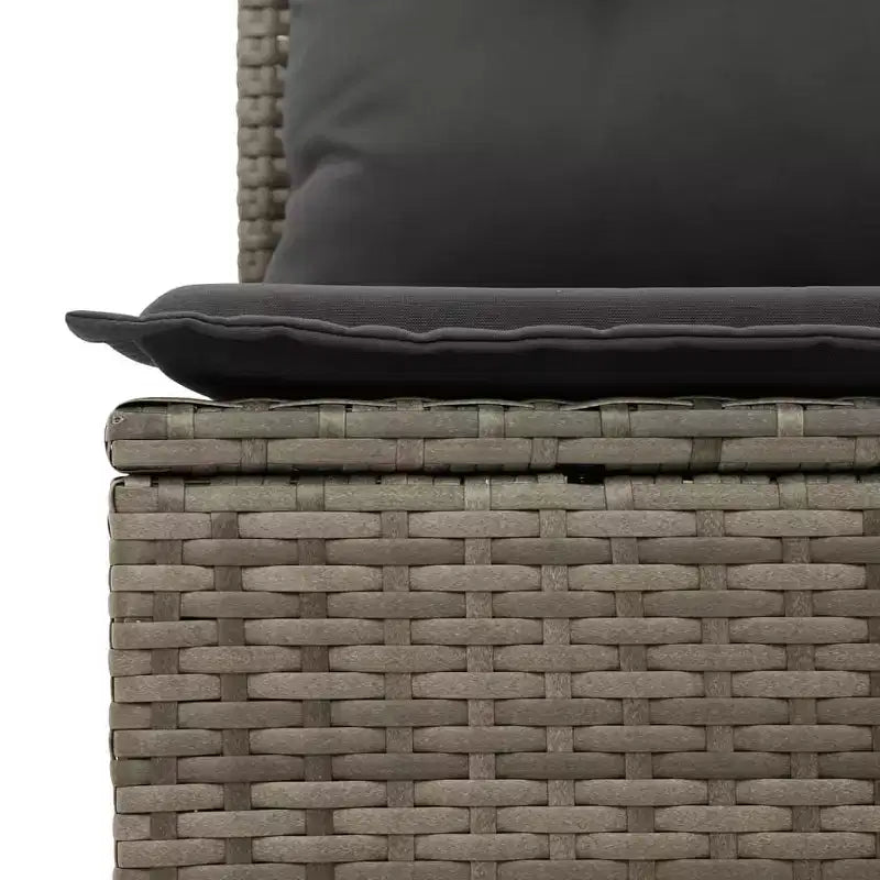 vidaXL Salon de jardin avec coussins – Résine tressée mixte