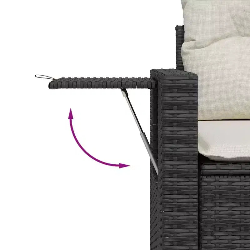 vidaXL Salon de jardin modulable avec coussins -ou Options