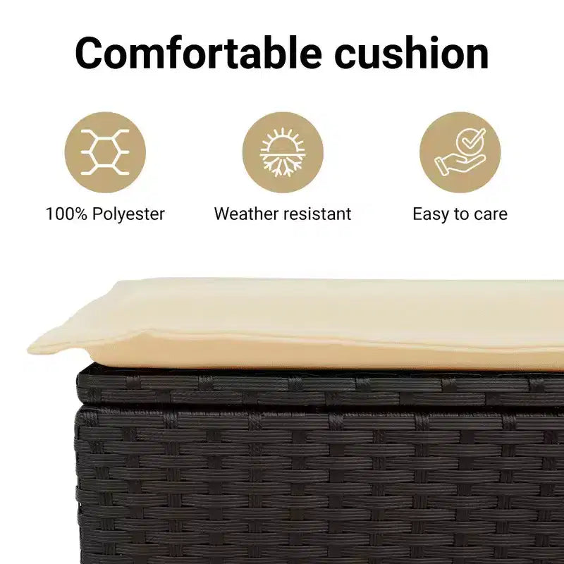 vidaXL Salon de jardin modulable avec coussins -ou Options