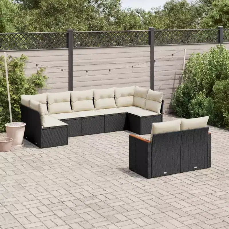 vidaXL Salon de jardin modulable avec coussins -ou Options