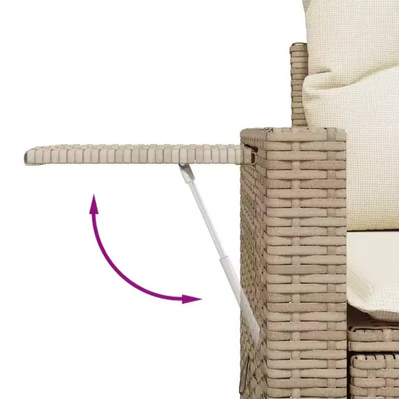 vidaXL Salon de jardin modulable avec coussins -ou Options