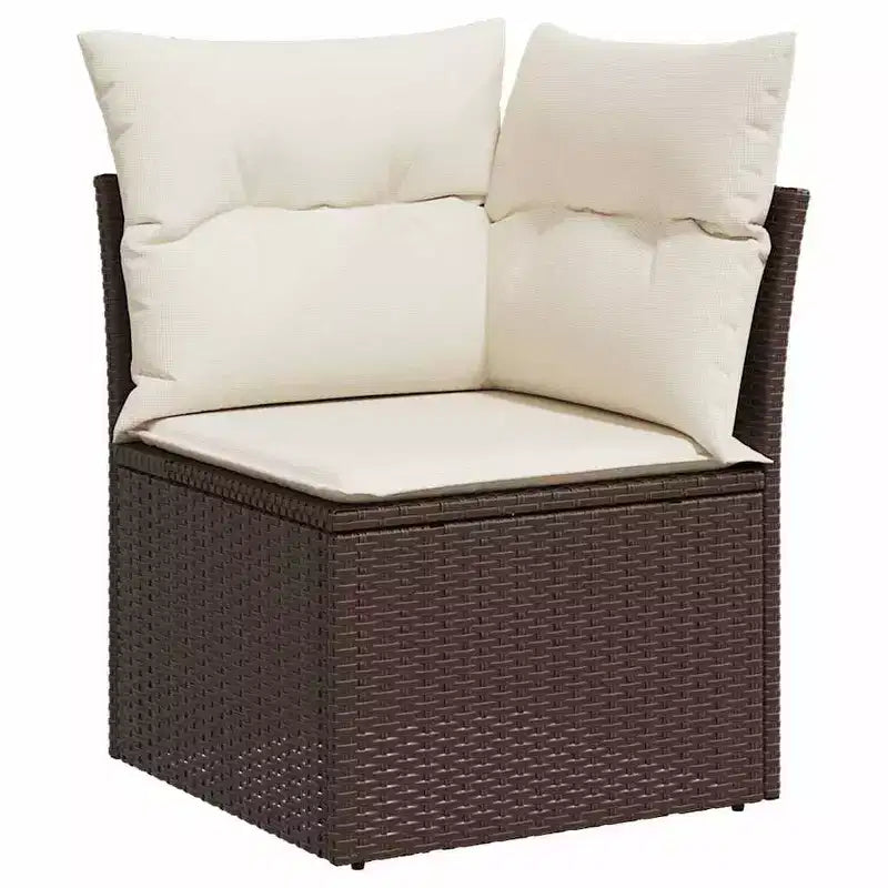vidaXL Salon de jardin avec coussins – Confort extérieur moderne