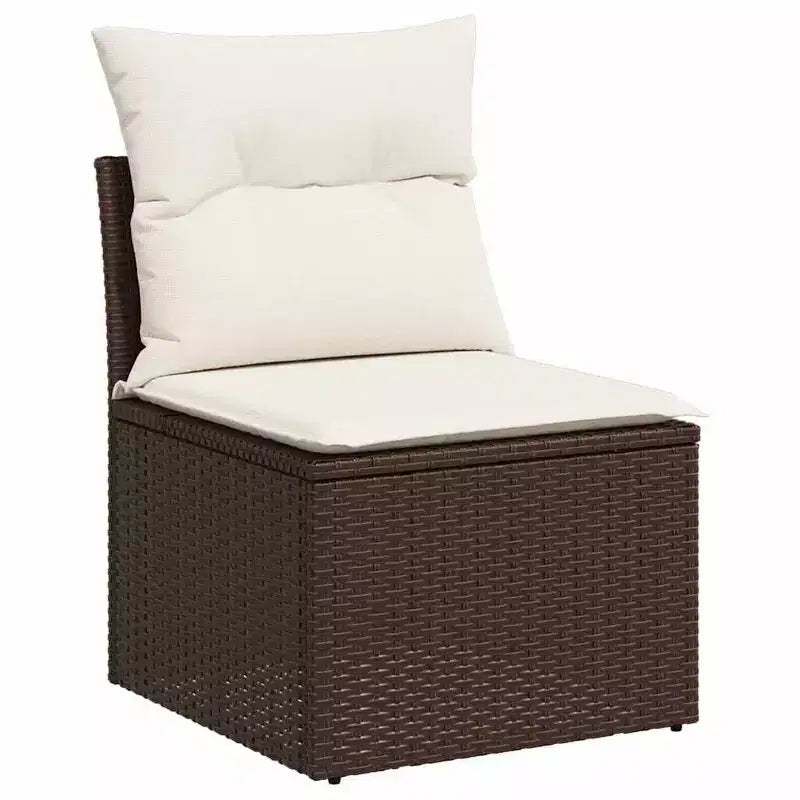 vidaXL Salon de jardin avec coussins – Confort extérieur moderne